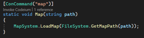 Console Command API Example