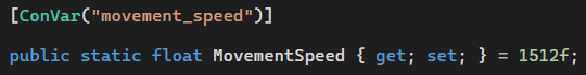 Console Variable API Example
